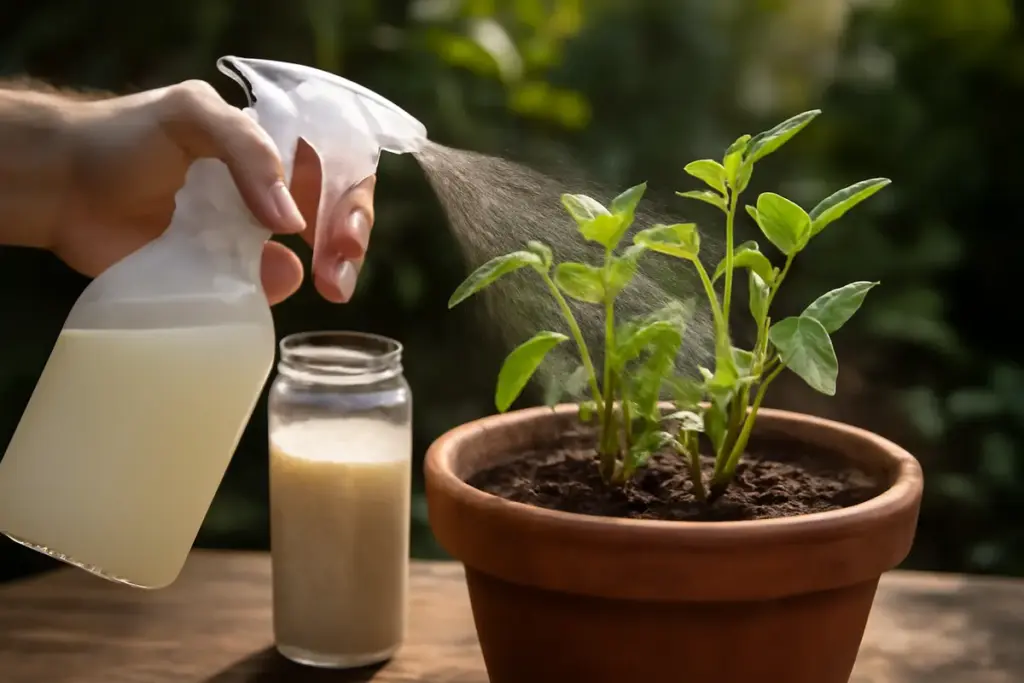 Irrorazione delle piante con acqua di riso: il beneficio per la crescita che non ti aspetti