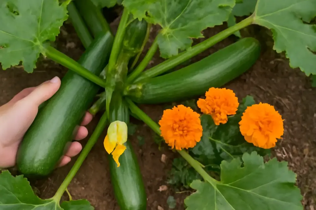 Cosa piantare vicino alle zucchine per tenere lontani i parassiti? L’abbinamento che davvero funziona