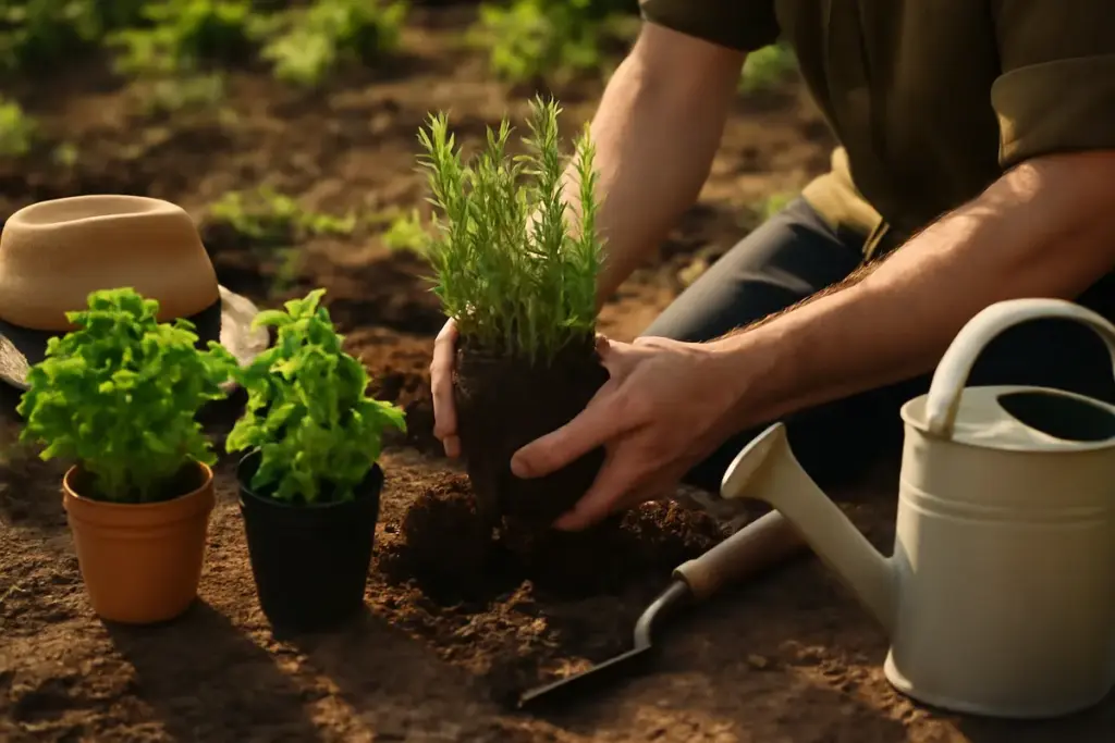 Trapianto delle aromatiche in piena terra: una procedura fondamentale per profumi intensi