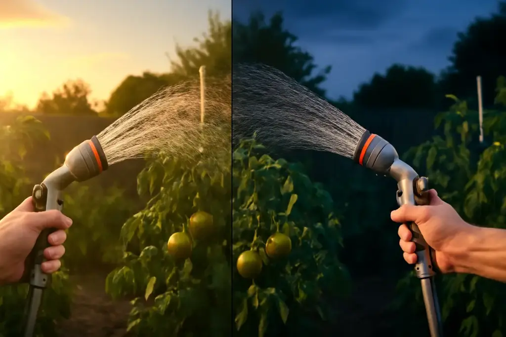 Irrigazione serale o mattutina? Scopri quale momento protegge meglio le tue piante dallo stress estivo
