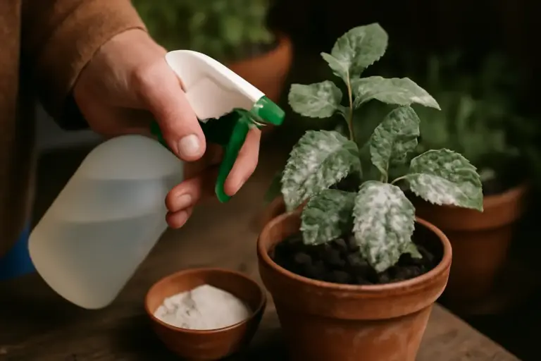 Come si elimina la muffa bianca sulle piante? Il rimedio naturale che risolve il problema senza chimica