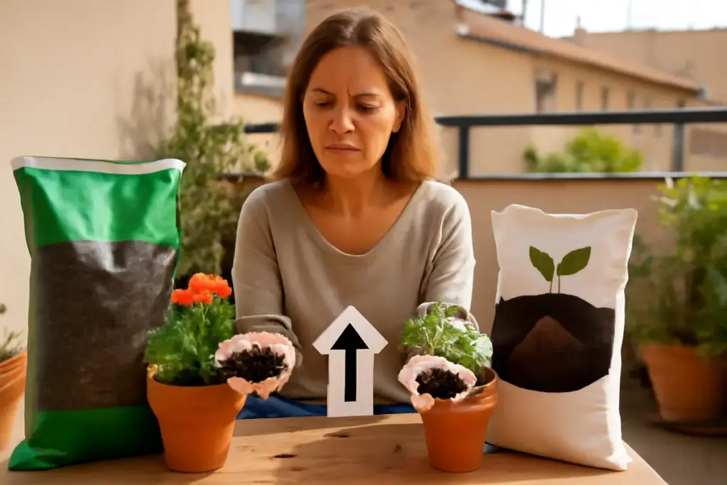 Terriccio universale o specifico? La scelta che migliora la crescita in vaso sui terrazzi